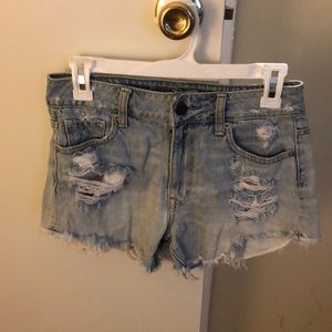 Size 2 American Eagle Distressed Denim Shorts